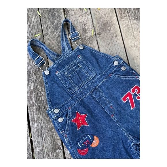 Cherokee Denim Coveralls Overalls Patches - Picture 3 of 11